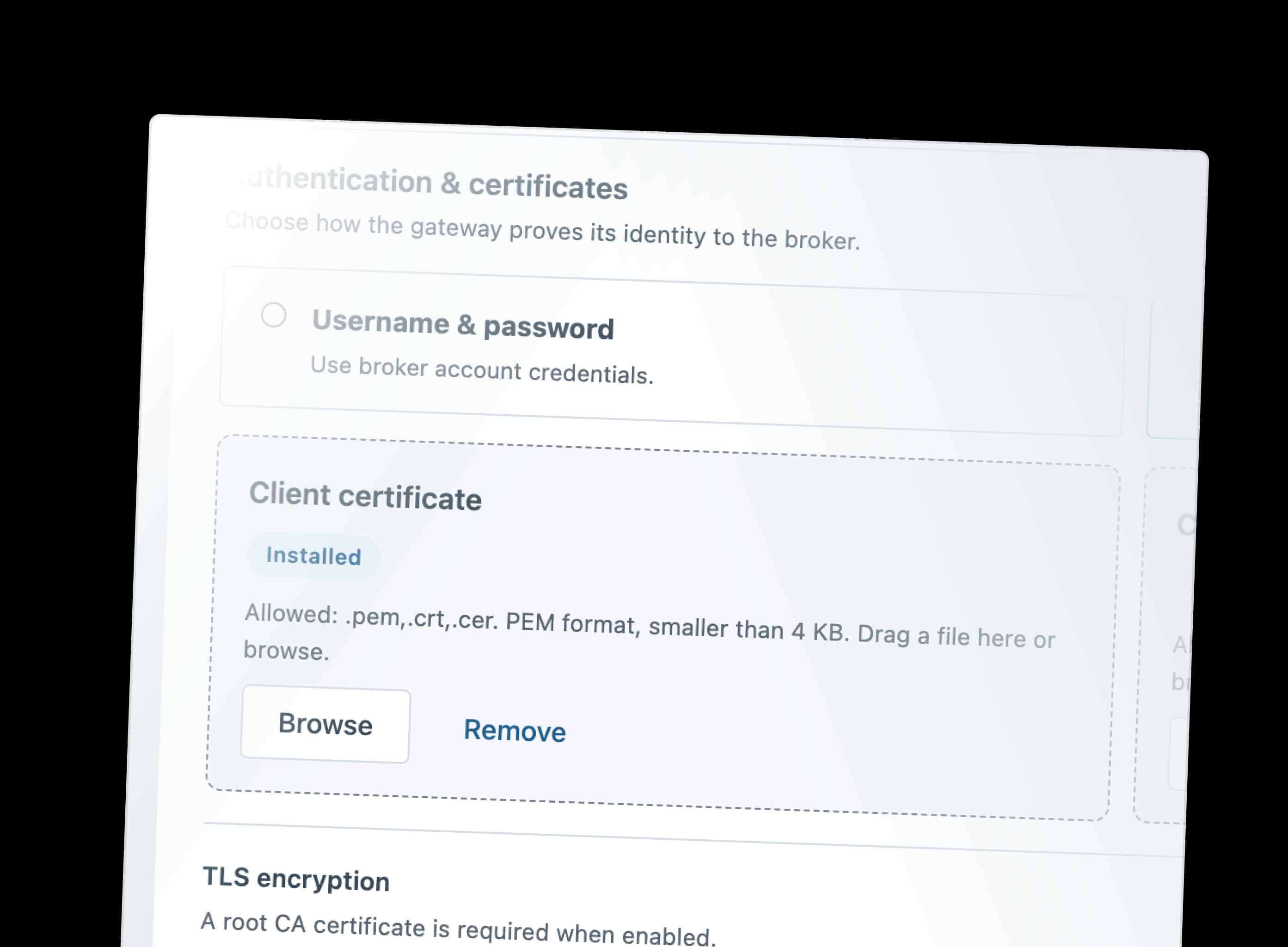 Secure device access preview